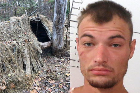 El convicte de Missouri, 'Off The Grid', fugit va ser trobat en un refugi de recanvi a Delaware Woods