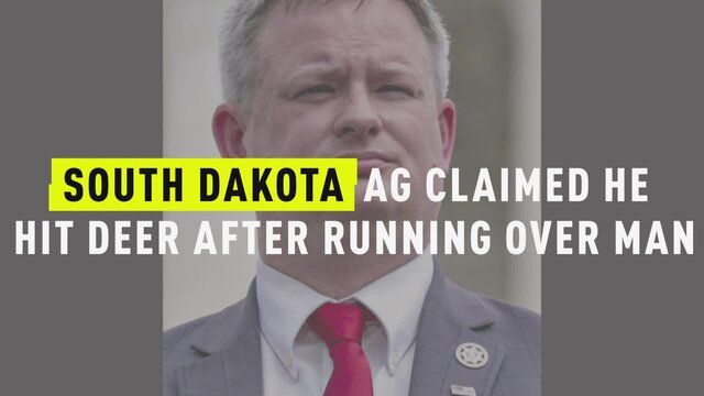 South Dakota AG va colpejar mortalment un vianant amb el seu cotxe i va dir a les autoritats que havia colpejat un cérvol