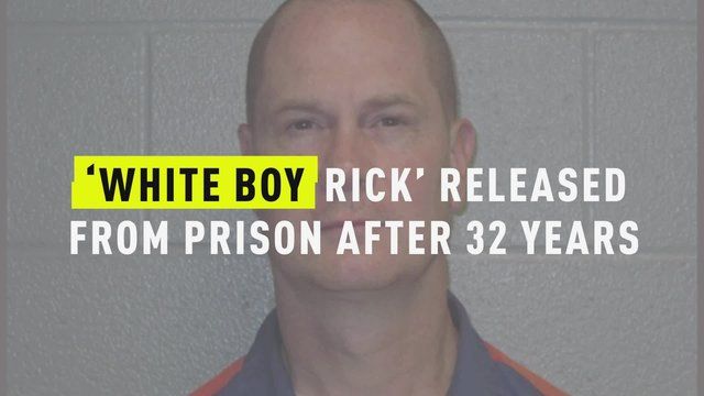 Informante adolescente del FBI 'White Boy Rick' sale de prisión después de 32 años