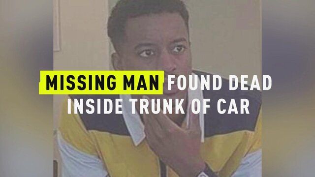 Man som försvann under lunchrasten hittades i bagageutrymmet på sin bil, hundratals mil från där han bodde