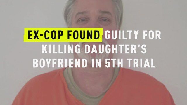 Ekspoliti dømt til 25 år for drab på datters kæreste