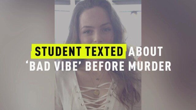 Študent UCLA je tik pred dnevnim umorom poslal sporočilo o 'slabem vibru', ko je policija identificirala osumljenca
