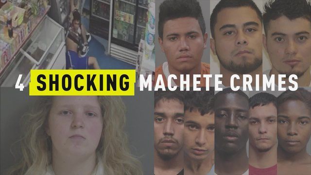 Machete'iga relvastatud mees arreteeriti pärast seda, kui ta oli korporatiivmajas verega saatanlikke sõnumeid kirjutanud, teatas politsei
