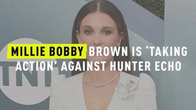 Millie Bobbie Brown tõrjub TikTocker Hunter Echo hooldusväiteid, hakkab tegutsema