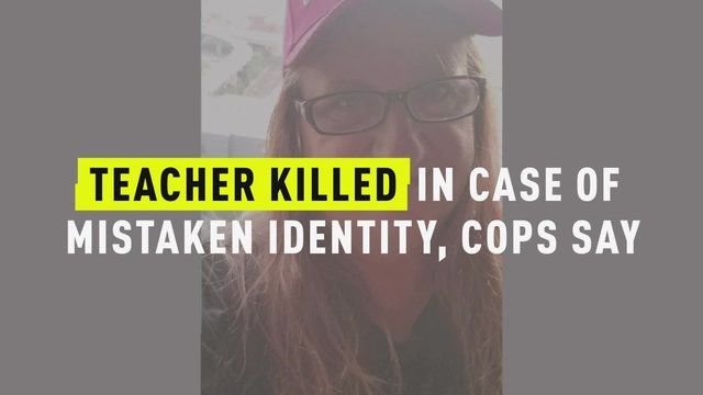 Lærer vågnede og troede, at hun var blevet bidt af noget, men faktisk var blevet dræbt skudt i tilsyneladende tilfælde af forkert identitet