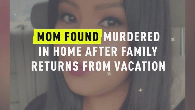 Kvinde fundet myrdet, efter at fremmedgjort mand og børn vender tilbage fra ferie