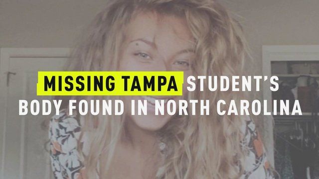 גופתה של תלמידת טמפה נעדרת נמצאה בדרום קרוליינה במרחק קילומטרים ממכוניתה הבוערת