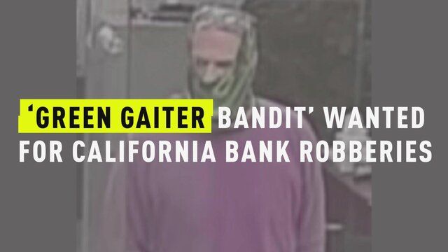ایف بی آئی کیلیفورنیا بینک ڈکیتیوں کے سلسلے کے بعد 'گرین گیٹر ڈاکو' کی تلاش کر رہی ہے