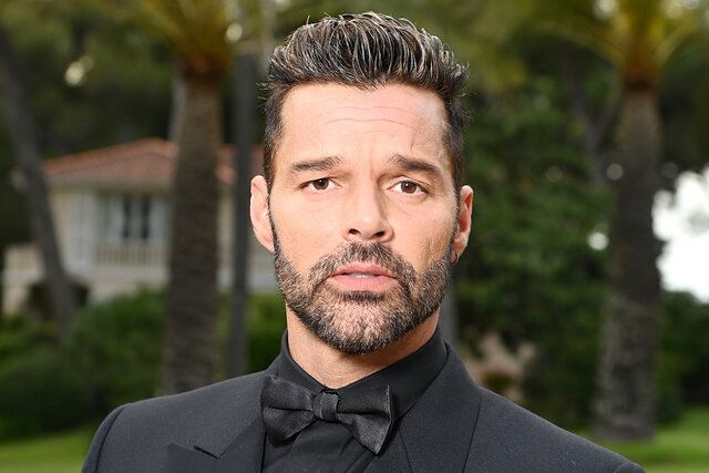 Ricky Martin posa durant la gala de Cannes amfAR