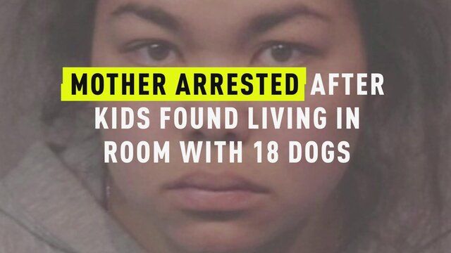 Nevadan äiti pidätettiin lasten hyväksikäytöstä sen jälkeen, kun poliisit löysivät lapset jakavat huoneen 18 koiran kanssa